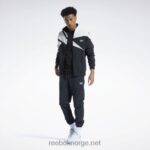 nattsvart 2X42N260 Reebok klassiske vektor treningsjakke - Bilde 3