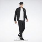 nattsvart 2X42N311 Reebok identitet vektor strikke joggebukser - Bilde 2