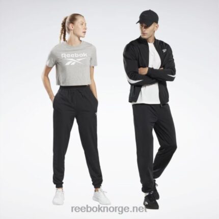 nattsvart 2X42N311 Reebok identitet vektor strikke joggebukser
