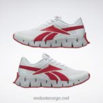 ren grå 1/vektor rød/ren grå 2 2X42N1076 Reebok zig dynamica 2 herresko - Bilde 3
