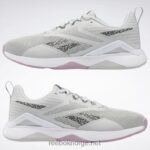 ren grå 2/ftwr hvit/kjerne sort 2X42N161 Reebok nanoflex tr 2.0 treningssko for kvinner - Bilde 9