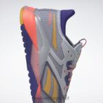 ren grå 3/fet lilla/oransje bluss 2X42N328 Reebok nano x2 tr adventure treningssko for kvinner - Bilde 12