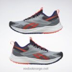 ren grå 3/kjerne svart/oransje flare 2X42N324 Reebok floatride energy 4 adventure løpesko for kvinner - Bilde 3