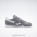 ren grå 5/ftwr hvit 2X42N1047 Reebok klassiske nylon herresko - Bilde 2