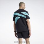 svart 2X42N355 Reebok klassisk merkevare stolt t-skjorte - Bilde 4
