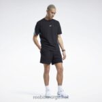 svart 2X42N355 Reebok klassisk merkevare stolt t-skjorte - Bilde 5