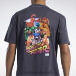 svart 2X42N362 Reebok street fighter grafisk t-skjorte - Bilde 6