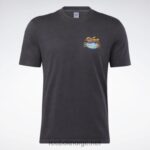 svart 2X42N362 Reebok street fighter grafisk t-skjorte - Bilde 7