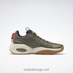 trek grå/jegergrønn/villbrun 2X42N213 Reebok løsning mid basketball sko - Bilde 2