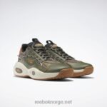 trek grå/jegergrønn/villbrun 2X42N213 Reebok løsning mid basketball sko - Bilde 3