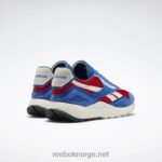 vektor blå/vektor rød/kritt 2X42N397 Reebok klassiske legacy az-skinnsko - Bilde 6