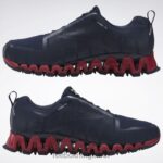 vektor marine/blitsrød/ren grå 1 2X42N1075 Reebok zigwild trail 6 herresko - Bilde 9