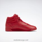 vektor rød/ftwr hvit 2X42N94 Reebok freestyle hi damesko - Bilde 3