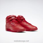 vektor rød/ftwr hvit 2X42N94 Reebok freestyle hi damesko - Bilde 4