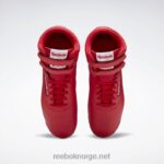 vektor rød/ftwr hvit 2X42N94 Reebok freestyle hi damesko - Bilde 7