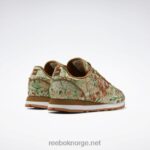 villbrun/lys oker/lysegul 2X42N72 Reebok klassiske lqqk-sko i skinn - Bilde 4