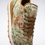 villbrun/lys oker/lysegul 2X42N72 Reebok klassiske lqqk-sko i skinn - Bilde 8