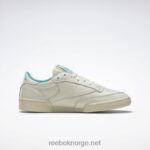 vintage kritt s23-r/papir hvit/klassisk blågrønn 2X42N73 Reebok club c 85 vintage sko - Bilde 4