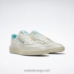 vintage kritt s23-r/papir hvit/klassisk blågrønn 2X42N73 Reebok club c 85 vintage sko - Bilde 5
