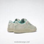 vintage kritt s23-r/papir hvit/klassisk blågrønn 2X42N73 Reebok club c 85 vintage sko - Bilde 6
